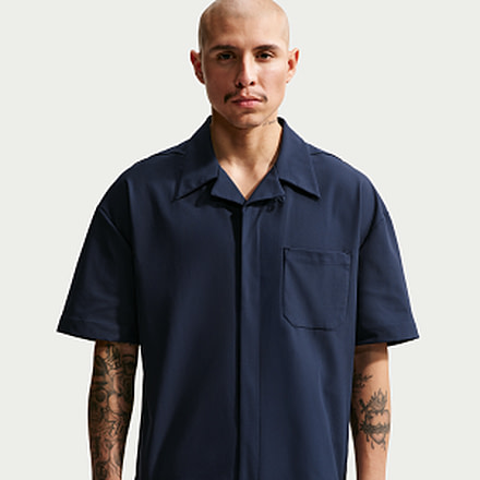 Nike Nike Mens 24.7 PerfectStretch Dri-FIT UV Button-Up Shirt in Blue IF2734-451, Blue, 2XL Tall, male, 1015866064-00198728646676