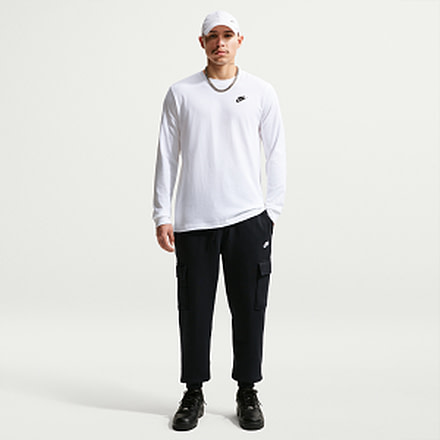 Nike Nike Mens Club Fleece Cargo Pants in Black FN3805-010, Black, L Tall, male, 1015715380-00197863280592