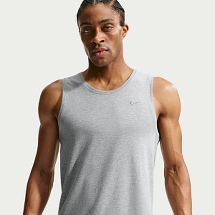 Nike Nike Mens Primary Dri-FIT Versatile Tank Top in Grey DV9833-097, Grey, L, male, 1003334531-00196153886254