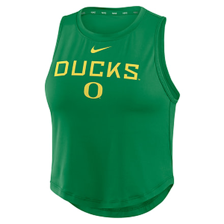 Nike Oregon One Nike Womens Dri-Fit Cropped Tank Top in Green 035430DUON-7LB, Green, M, female, 1016090813-00199296961734