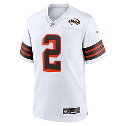 Nike Shedeur Sanders Cleveland Browns Nike Mens NFL Game Jersey in White 67NM0BAX9IF-FGG, White, M, male, 1016061966-00199981064566