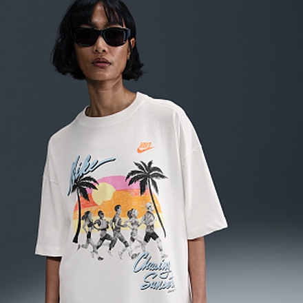 Nike Womens Nike Sportswear Essential Oversized T-Shirt in White IB8930-121, White, XS, female, 1015754648-00198482813970