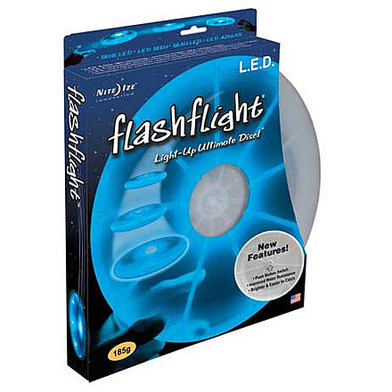 Nite Ize FlashFlight LED Illuminated Flying Disc Blue