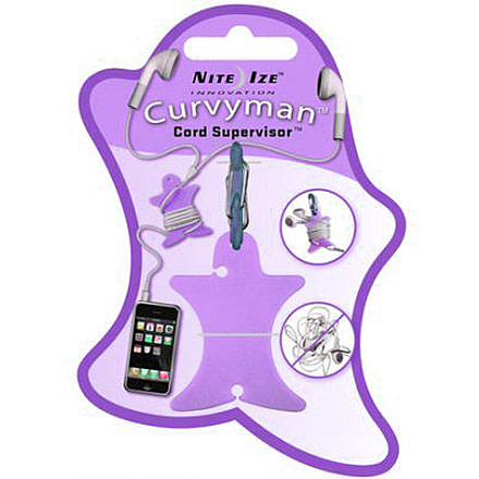 Nite Ize Curvyman Cord Organizer - Purple CVM-03-23