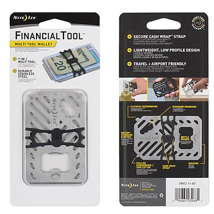 Nite Ize Financial Tool V2, Stainless, FMT2-11-R7