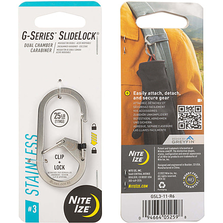 Nite Ize G-series Slidelock - Stainless - GSL3-11-R6