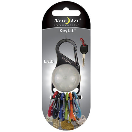 Nite Ize Key Rack KeyLit/Metal Key Holder- White KRL-03-02 