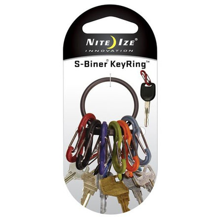 Nite Ize Black Key Ring KRG-03-01