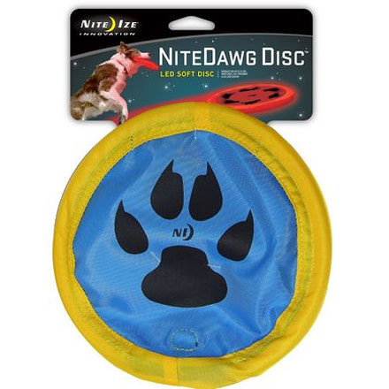 Nite Ize Nite Dawg Soft Led Disc Red Blue Paw