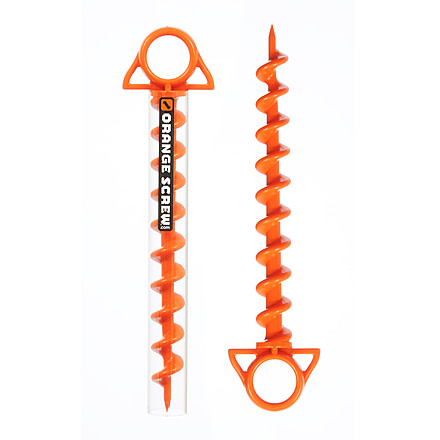Nite Ize Orange Screw Large Ultimate Ground Anchor - 2 Pack