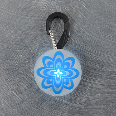 Nite Ize PetLit LED Collar Light, White LED, Blue Burst PCL02-03-03PS