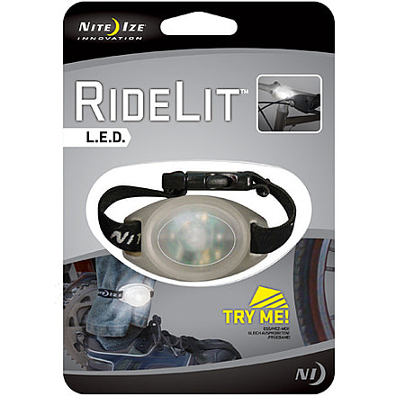 Nite Ize RideLit LED Ankle Bicycle Light - White RLT 07 02