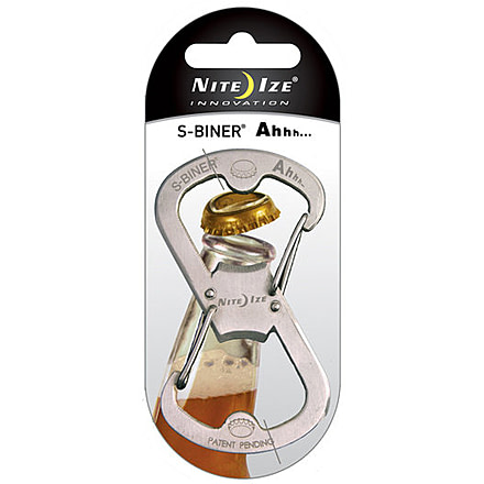 Nite Ize S-Biner Ahhh Bottle Opener- Stainless SBO-03-11