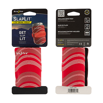 Nite Ize SlapLit LED Drink Wrap, Red SLDW-10-R3
