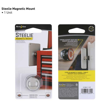 Nite Ize Steelie Magnetic Mount Components, Silver, STMM-11-R7