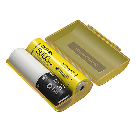 Nitecore Intelligent 21700 Battery System with Lantern and Charger, Black, 6952506493906