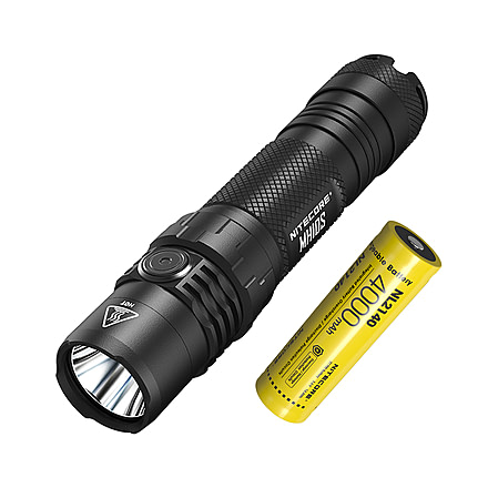USED Nitecore MH10S Luminus SST-40-W LED USB-C Rechargeable Flashlight, 21700, White, 1800 Lumens, Black, 6952506406470, EDEMO1