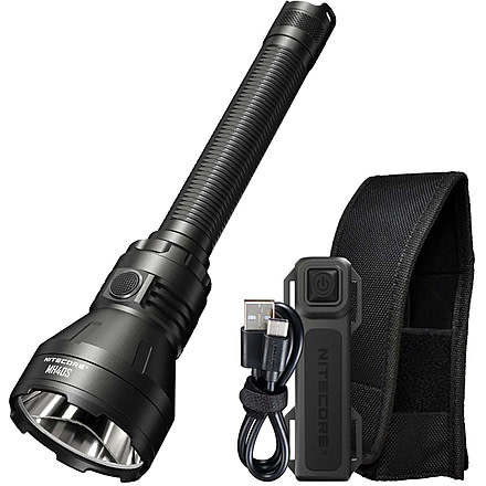 Nitecore MH40S Luminengin G9 LED Long Throw Rechargeable Flashlight, 21700, White, 1500 Lumens, Black, 6952506407347