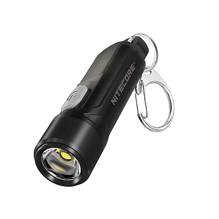Nitecore TIKI LE 300 Lumen Rechargeable Keychain Flashlight, Black, 6952506405701