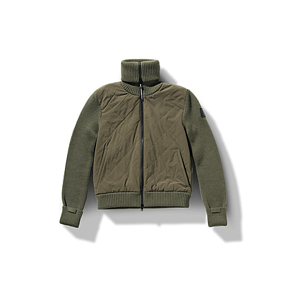 Nobis Ada Quilted Full Zip Sweaters - Womans, Fatigue, Extra Small, ADA-Fatigue-XS