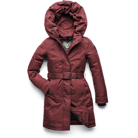 Nobis Astrid Parka - Womens, Crosshatch Red Rum, Extra Small, ASTRID-CH RED RUM-XS