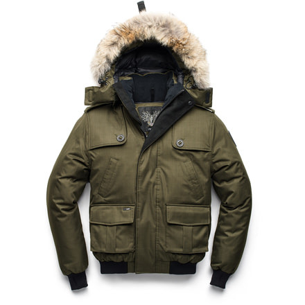 Nobis Cartel Bomber Jacket - Mens, Crosshatch Fatigue, Extra Large, CARTEL-CH FATIGUE-XL