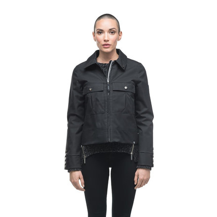 Nobis Isabella Military Cropped Jacket - Womens, Black, Extra Small, ISABELLA-BLACK-XS