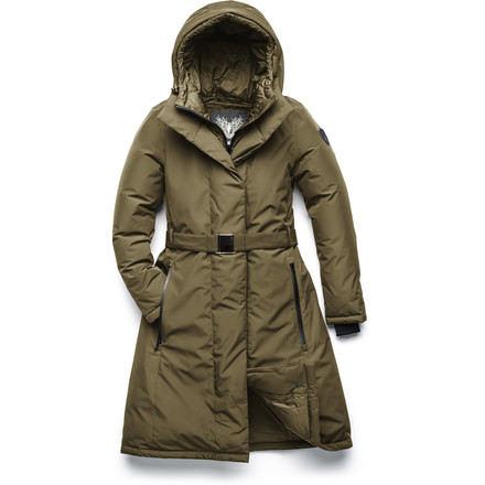 Nobis Lara Belted Parka - Womens, Fatigue, Extra Small, LARA-3L FATIGUE-XS