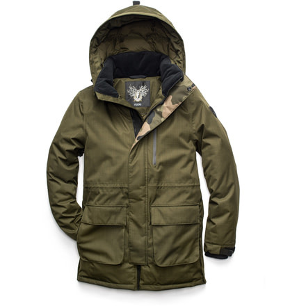 Nobis Martin Hooded Parka - Mens, Crosshatch Fatigue, Medium, MARTIN-CH FATIGUE-M