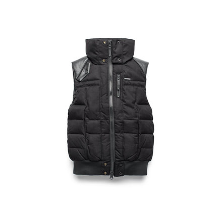 Nobis Meego Midweight Vest - Womens, Crosshatch Black, Small, MEEGO-CH BLACK-S