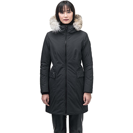 Nobis Romeda Mid Thigh Parkas - Womens, Black, Medium, ROMEDA-3L Black-M