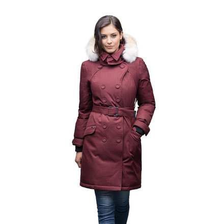 Nobis Tula-Se Parka - Womens, Ch Red Rum, Extra Small, TULA-SE-ChRedRum-XS