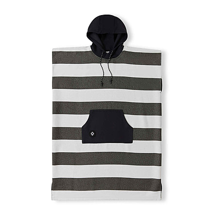Nomadix Changing Poncho, Stripes Noll Black, Small/Medium, KCP-STRP-101