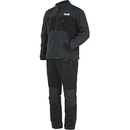 Norfin Fleece Suit Polar Line 2 - Mens, Gray, Small, 337101-S