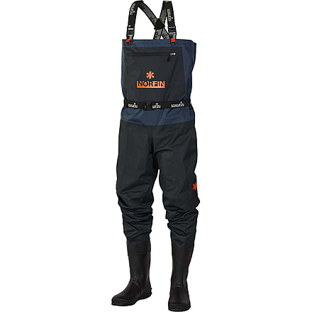 Norfin Waders Pilot Bootfoot - Mens, Blue Black, 11, 82231-44L