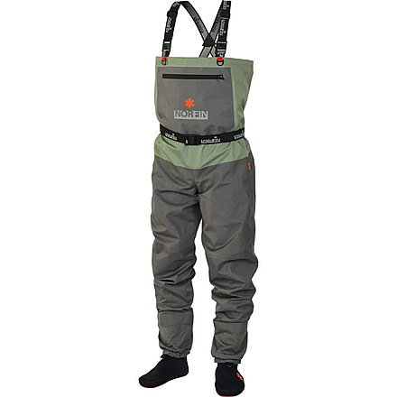 Norfin Waders Pilot Sttokingfoot - Men's, Lt Green Gray, 11, 83321-03L