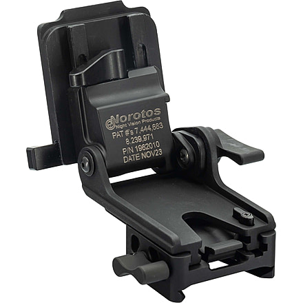 Norotos LoSto Helmet Mount, Force-to-overcome, PVS-15/18/21/31, Black, One Size, 1962010BLK-2