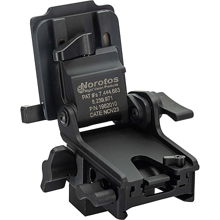Norotos LoSto Helmet Mount, Force-to-overcome, PVS 7/14 &amp; 15/18/21/31, Black, One Size, 1962010BLK-4