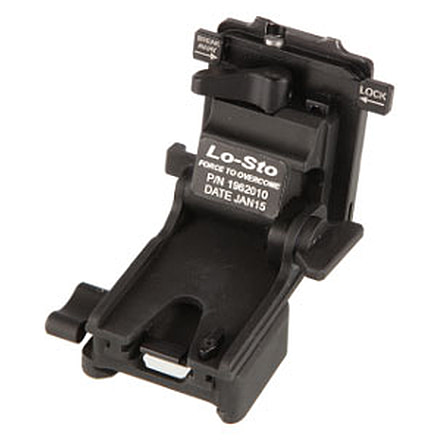 Norotos LoSto Helmet Mount, Force-to-overcome w/ Breakaway, PVS-15/18/21/31, Black, One Size, 1962010BLK-2b