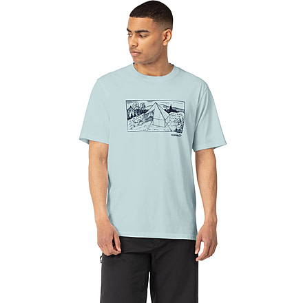 Norrona /29 Cotton 1950S Scout Tent T-Shirt - Mens, Tourmaline, Large, 7042698459657