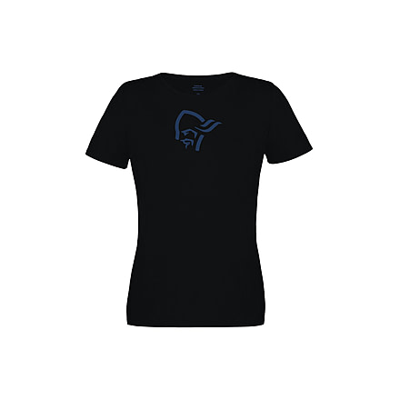Norrona /29 Cotton Viking T-Shirt - Womens, Caviar, Extra Small, 3421-21-7718-XS