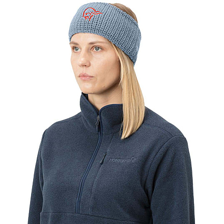 Norrona /29 Logo Headband, Blue Fog, S/M, 1461-14-6621-S-M
