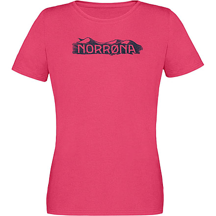 Norrona Cotton Range T-Shirt - Womens, Honeysuckle, Extra Small, 3419-21-5545-XS