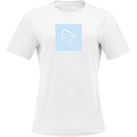 Norrona Cotton Square Viking T-Shirt - Womens, Pure White, Medium, 3425-21-9000-M