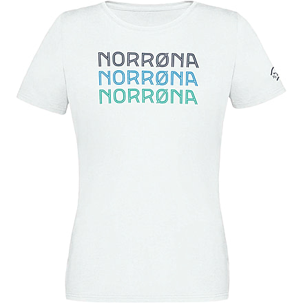 Norrona Cotton Triple T-Shirt - Womens, Pure White, Small, 3412-21-9000-S
