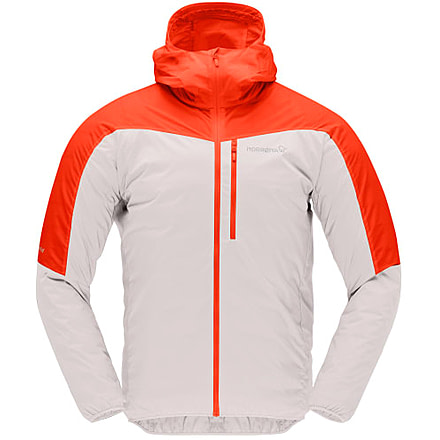 Norrona Falketind Aero60 Hood - Mens, Arednalin/Pure Cashmere, Medium, 1810-22-5662-M