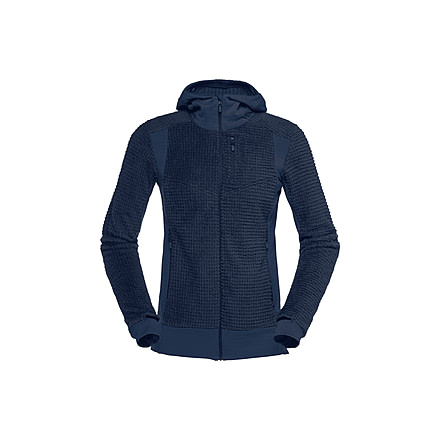 Norrona Falketind Alpha 120 Zip Hooded Jacket - Womens, Indigo Night, Medium, 1873-20-2295-M