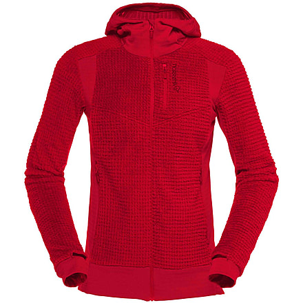 Norrona Falketind Alpha Zip Hooded Jacket - Women's, Jester Red, Medium, 1873-20 1125 M