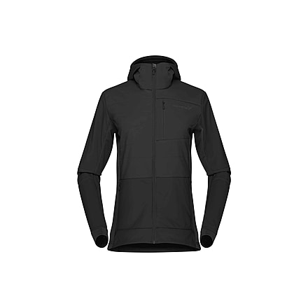 Norrona Falketind Alpha90 Insulated Zip Hood - Womens, Caviar, Extra Small, 1807-23-7718-XS