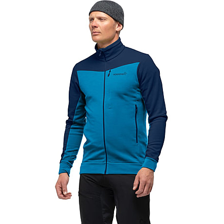 Norrona Falketind Warmwool2 Stretch Jacket - Mens, Hawaiian surf/Indigo Night, Small, 7042698457813